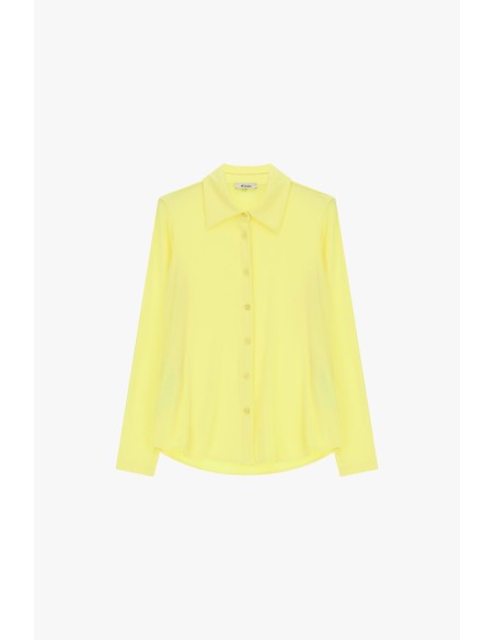 Dixie Regular-fit blouse met klassieke kraag en lange mouwen