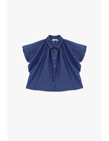 Oversized overhemd met wijde korte mouwen Please