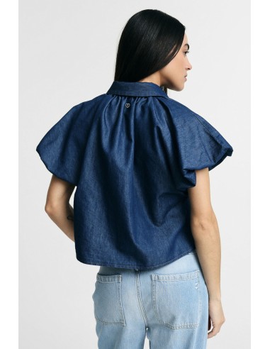 Oversized overhemd met wijde korte mouwen Please