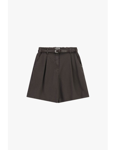 Regular-fit shorts met plooien en tailleband Please