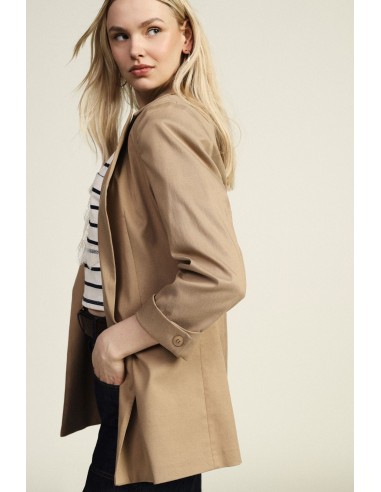 Lange regular-fit blazer met opgerolde mouwen van Dixie