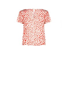Getailleerde en soepelvallende satijnen blouse van Rinascimento 2