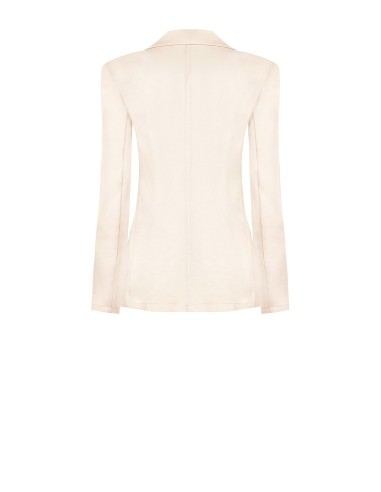 Getailleerde blazer van viscosemix met parelmoereffect van Rinascimento