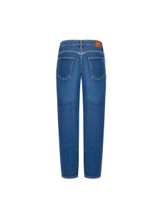 Rechte jeans met afneembare parelketting van Rinascimento 2