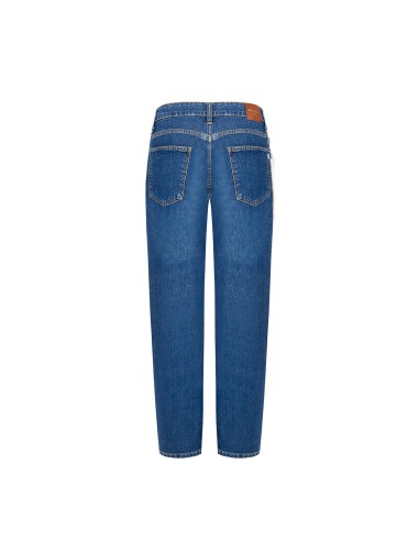 Rechte jeans met afneembare parelketting van Rinascimento