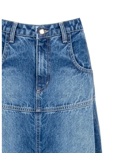 Uitlopende rok van denim met medium wassing van Rinascimento