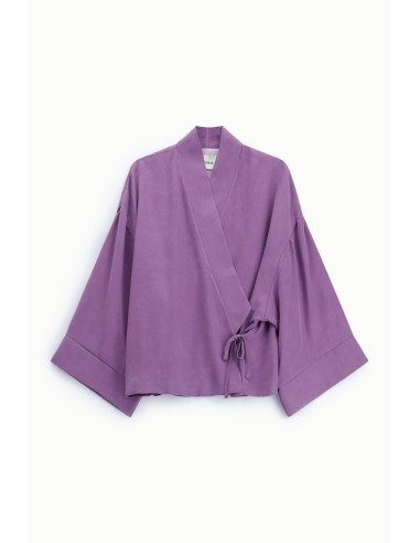Dixie blazer in kimonomodel met soepele pasvorm en ceintuur aan de zijkant