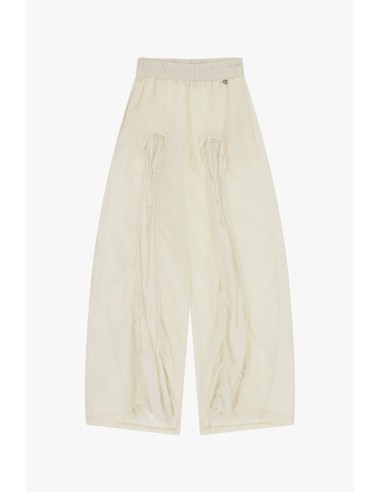 Palazzo-broek met elastische taille en details met trekkoord van Dixie