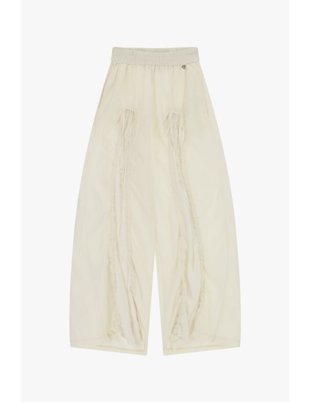 Palazzo-broek met elastische taille en details met trekkoord van Dixie