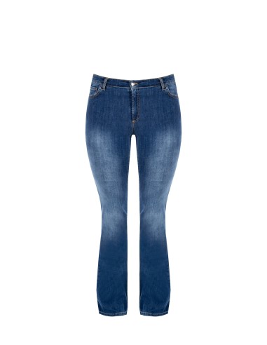 Curvy flared jeans, medium wash, Rinascimento Curvy