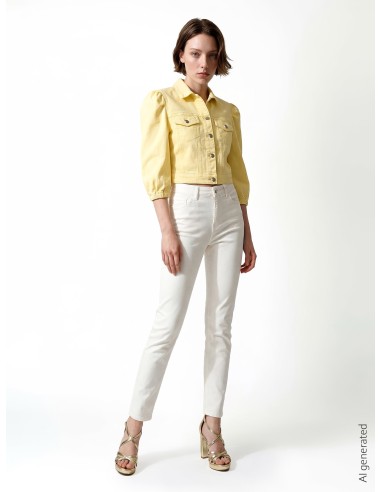 Straight jeans met stretch Rinascimento