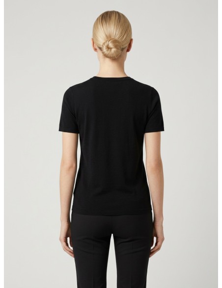 T-shirt met logo en edelstenen van Liu Jo
