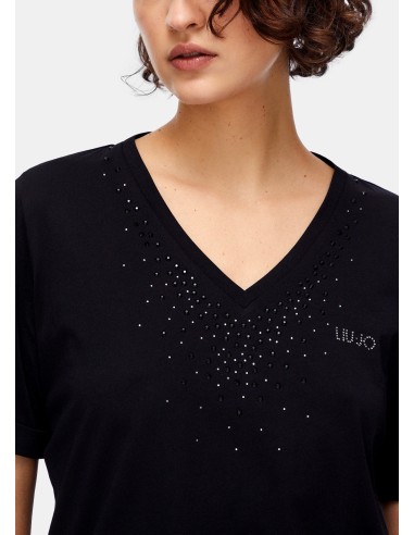 T-shirt met strass van Liu Jo