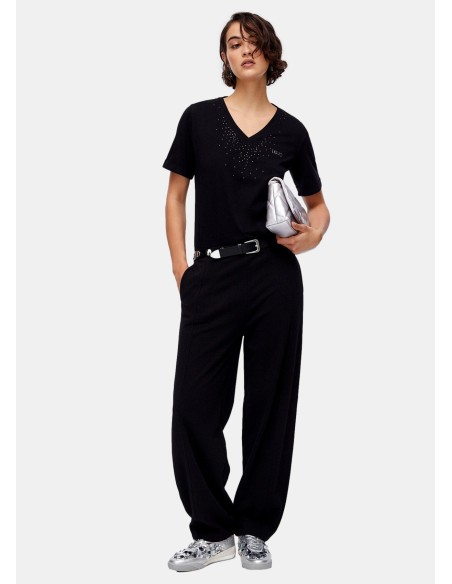 T-shirt met strass van Liu Jo