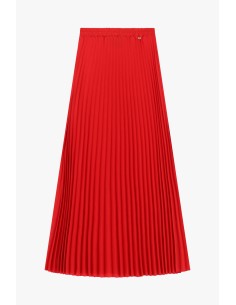 Geplooide midi-rok met elastische taille Dixie