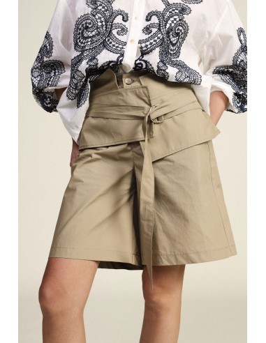 Short met brede tailleband en D-ringdetail Dixie