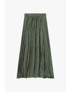 Geplooide midi-rok met elastische taille Dixie 2
