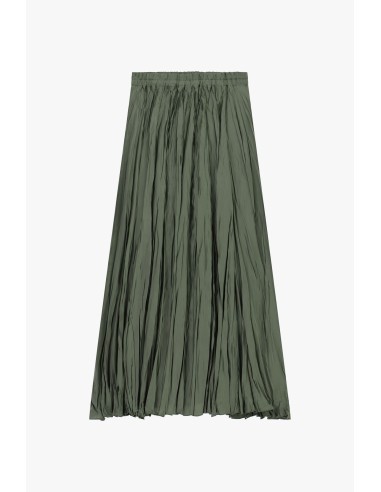 Geplooide midi-rok met elastische taille Dixie