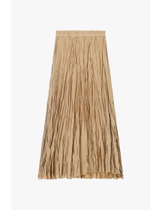 Geplooide midi-rok met elastische taille Dixie