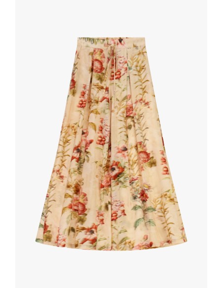 Palazzobroek met bloemenprint en elastische taille Dixie