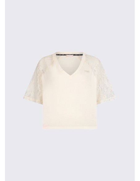 T-shirt met kanten details van Liu Jo