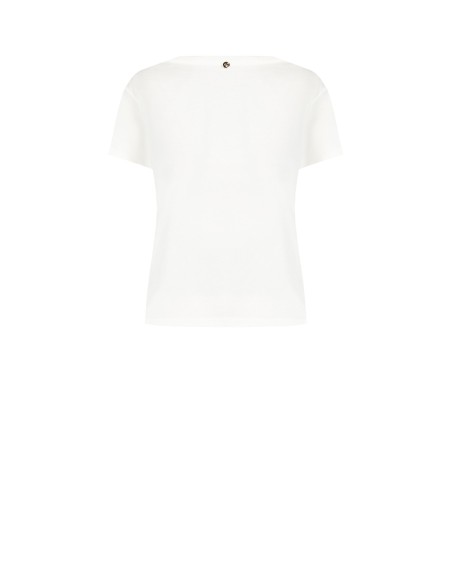 Regular katoenen T-shirt ‘The Devil Wears Prada’ met stiletto-opdruk Rinascimento