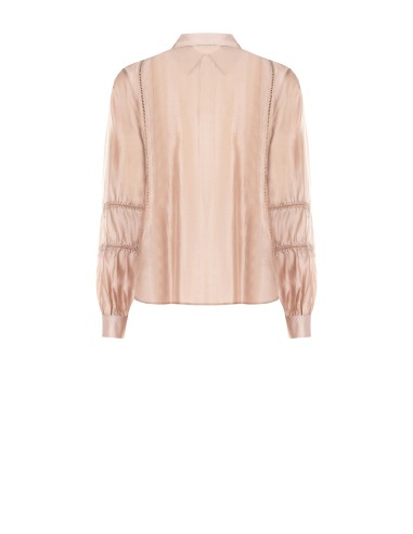 Ultralichte blouse van Lyocell-mix met opengewerkte details van Rinascimento