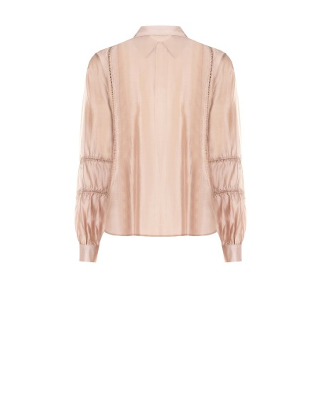 Ultralichte blouse van Lyocell-mix met opengewerkte details van Rinascimento