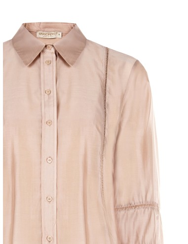 Ultralichte blouse van Lyocell-mix met opengewerkte details van Rinascimento