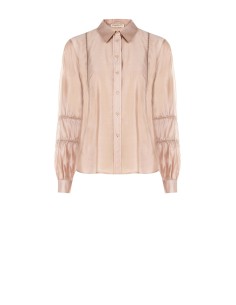 Ultralichte blouse van Lyocell-mix met opengewerkte details van Rinascimento