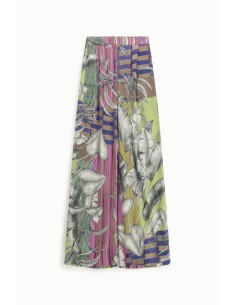 Wijde broek met bloemenprint Dixie 2