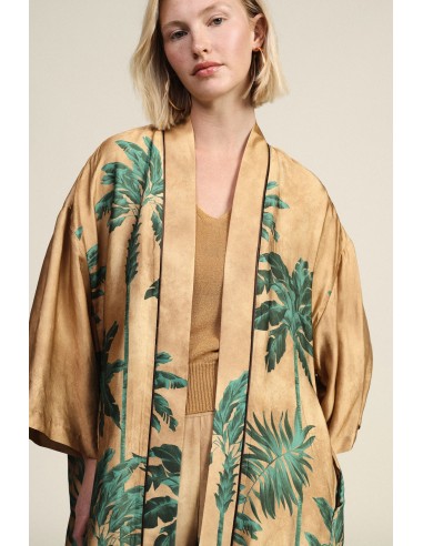 Dixie-blazer met tropische print