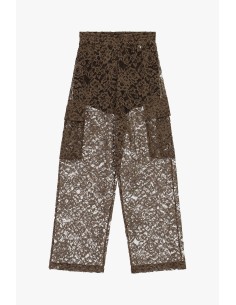 Dixie Palazzo-broek met wijde pijpen van kant 2