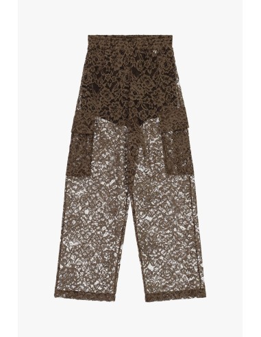 Dixie Palazzo-broek met wijde pijpen van kant