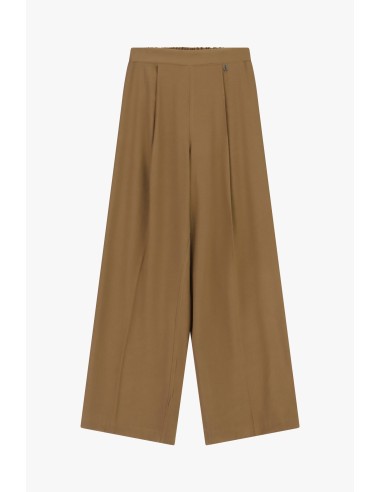 Dixie Palazzo-broek met hoge taille en plooien aan de voorkant