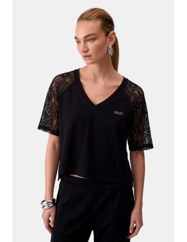 T-shirt met kanten details van Liu Jo