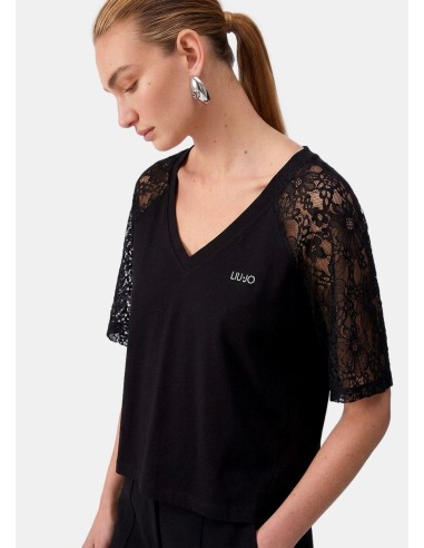 T-shirt met kanten details van Liu Jo