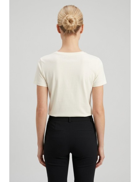 T-shirt met cut-out van Liu Jo