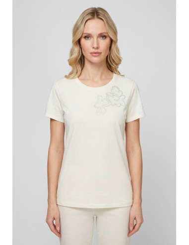 T-shirt met cut-out van Liu Jo
