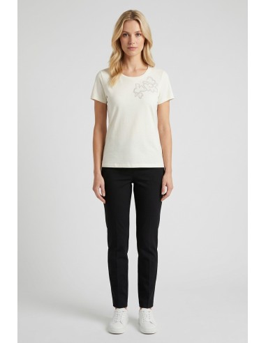 T-shirt met cut-out van Liu Jo
