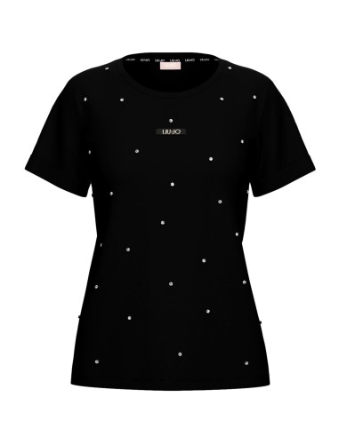 T-shirt met strass van Liu Jo