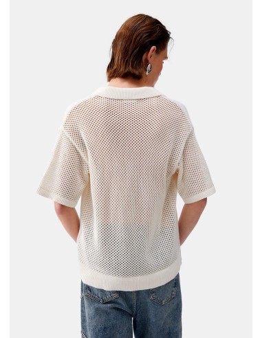 T-shirt met geperforeerde details van Liu Jo