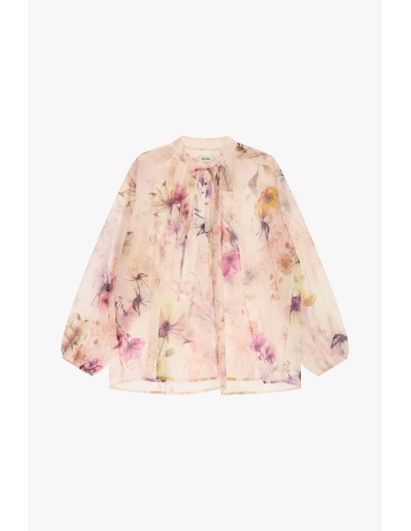 Ruime blouse met bloemenprint en wijde mouwen Dixie