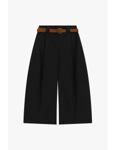 Dixie Palazzo-culottebroek met hoge taille en riem 2