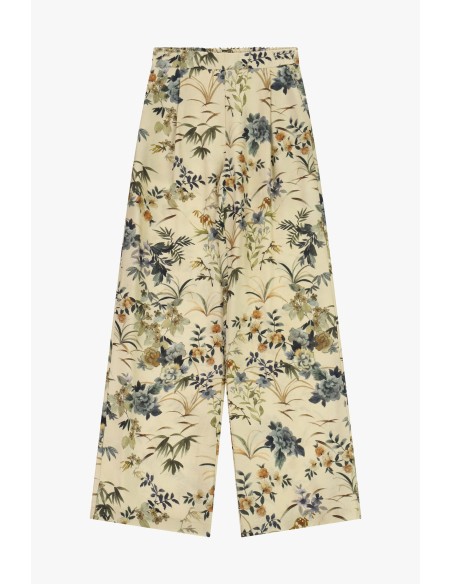 Dixie Palazzo-broek met bloemenprint en wijde pijpen