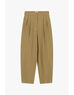 Dixie cropped palazzobroek met plooien