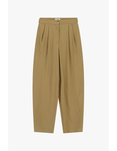 Dixie cropped palazzobroek met plooien