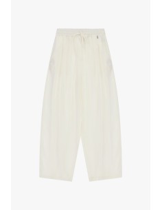 Cropped palazzobroek met elastische tailleband en trekkoord van Dixie