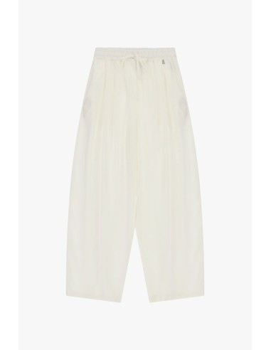 Cropped palazzobroek met elastische tailleband en trekkoord van Dixie