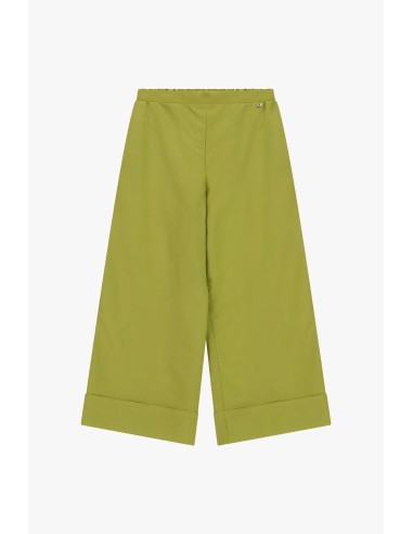 Dixie cropped palazzobroek met extra brede omslagસ્માત